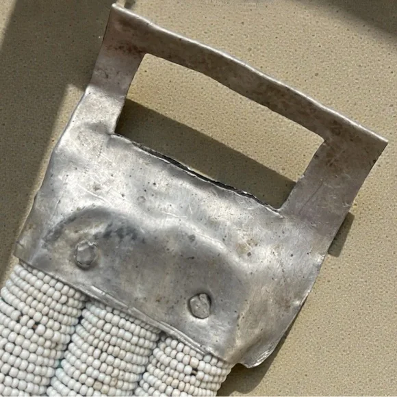 Vintage Zulu Beaded Belt – South African Tribal Waist Belt – Glass Seed Beads